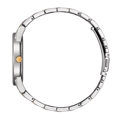 CITIZEN ECO-DRIVE GENTS WATCH WHITE DIAL - AU1064-85A