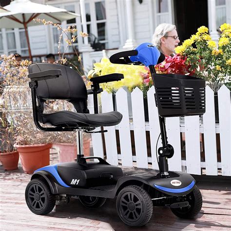 Buy Compact Powered Mobility Scooters for Seniors Long Range 4 Wheel ...