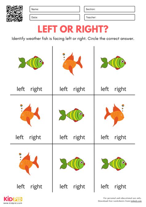 Left-Right Worksheet 的图像结果