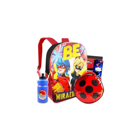 Miraculous Ladybug Backpack and Lunch Box School Set India | Ubuy