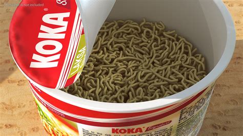 3D KOKA Signature Laksa Singapura Noodles Open Bowl model | 3D Molier ...