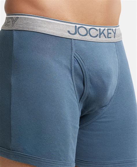 Buy Super Combed Cotton Rib Solid Boxer Brief with Ultrasoft and ...