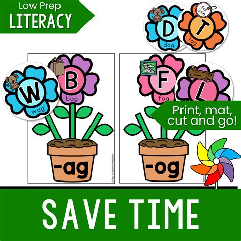 Spring Rhyming Words Activity - Hands-On Literacy for Preschool ...
