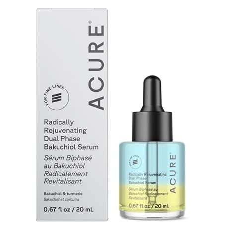 Acure Radically Rejuvenating Dual Phase Bakuchiol Serum -- 0.67 fl oz ...