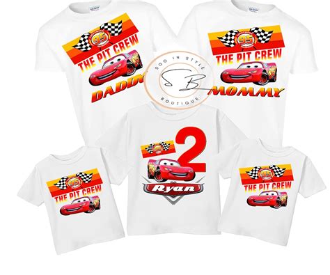 Cars birthday shirt, McQueen birthday tshirt, Cars India | Ubuy