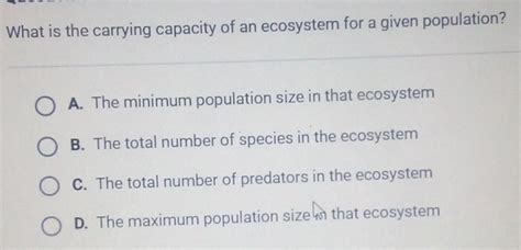 Image result for Carrying Capacity Example