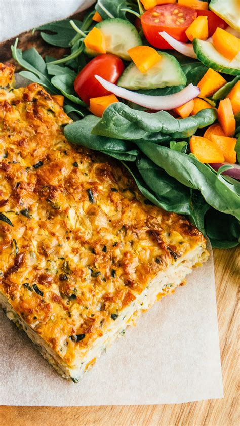 Recipe - Zucchini Slice - Olivia McArthur Dietitian