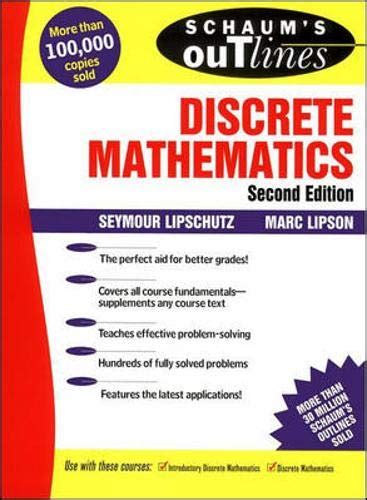 Buy Schaum's Outline of Discrete Mathematics (Schaum's Outlines) Book ...