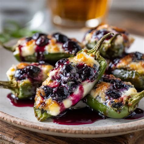 Blueberry Brie Jalapeño Poppers (Sweet, Spicy & Savory Perfection9