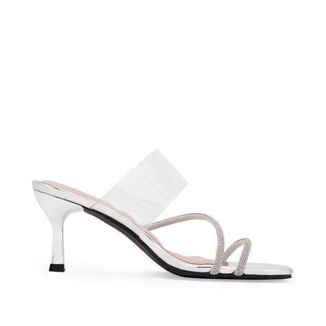 Buy Victoria Multi Strap Silver Sandals | Lino Perros