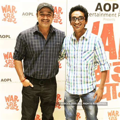Vivek Mushran and Faisal Haider at the press meet of the movie 'War ...