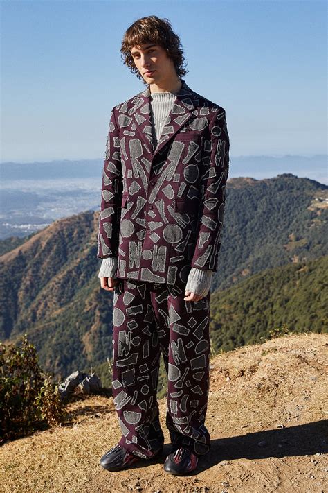 Baggy Pants Of "(Abstract Shapes Blazer)" – Shahin Mannan