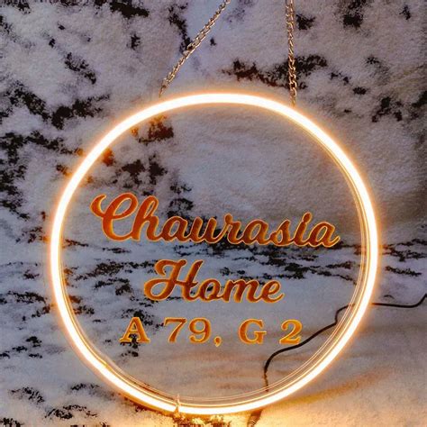 Personalized LED Name Plate | Home Decor Gift – Zingy Gifts