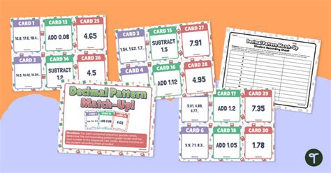 Image result for Decimal Patterns