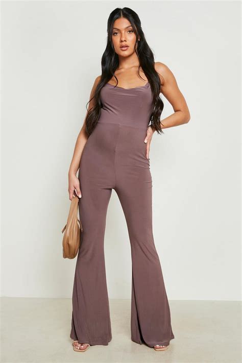Maternity Strappy Cowl Jumpsuit | boohoo USA