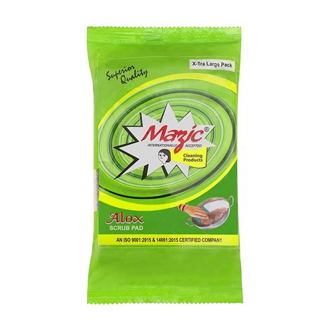 Buy Mazic Multipurpose X-TRA Large Green Scrub Pad for Utensils ...