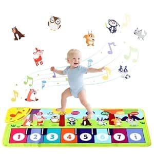 Buy PATPAT® Animals Piano Keyboard Musical Mat for Kids 1-6 Years, 8 ...
