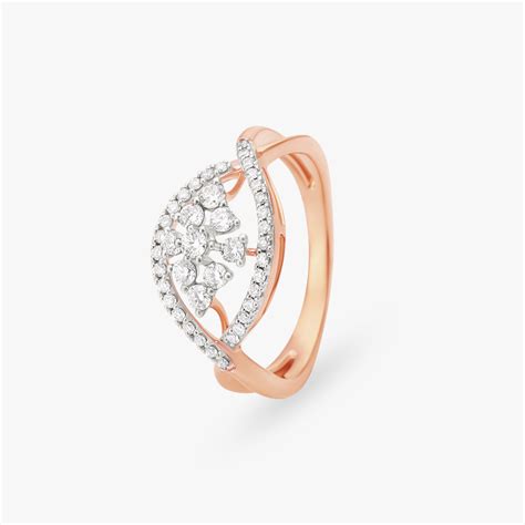 Contemporary Diamond Finger Ring