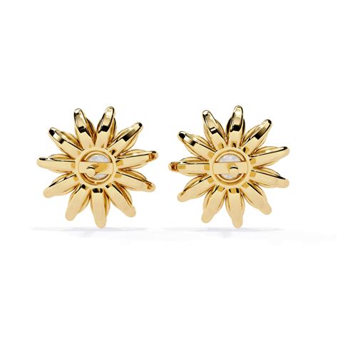 WOKE™ 1.68 CT Lab grown diamond butterfly earrrings in 14k Gold – Woke ...