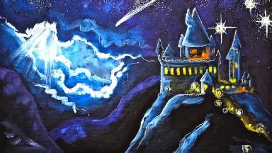 Image result for Hogwarts Acrylic Tutorial