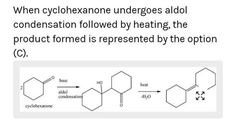 Of the following, which is the product formed when cyclohexanone ...