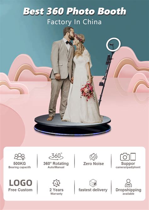 360 Photo Booth Green Screen 360 Spinner Degree Platform Business Top ...