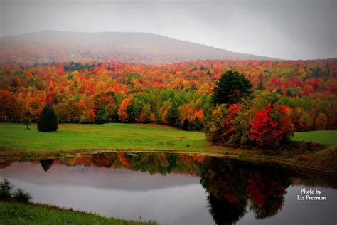 Beautiful fall foliage in Vermont-October 2016. Photo by Liz Freeman ...