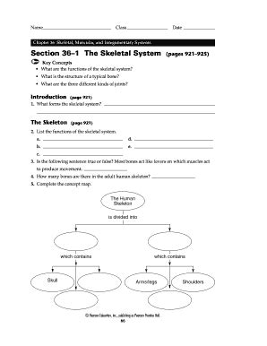 Fillable Online Chapter 36 Skeletal Muscular and Integumentary Systems ...