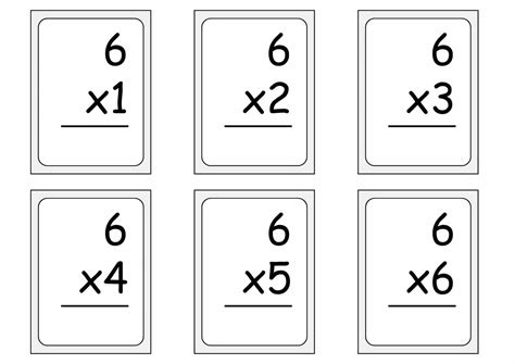 Multiplication Flashcards - Free Printables (48 Pages) - Teach Prints