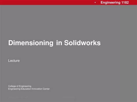 SolidWorks Dimensioning 的图像结果