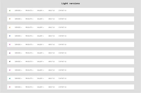 CSS Nav Menu 的图像结果