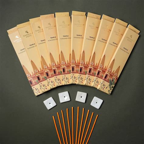 Temple Incense Sticks 10 Box Combo Pack | Incense | Samskara Home