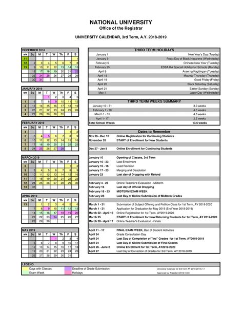 Nlu Academic Calendar - Printable Word Searches