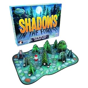 Buy ThinkFun Shadows in The Forest Play in The Dark Board Game for Kids ...