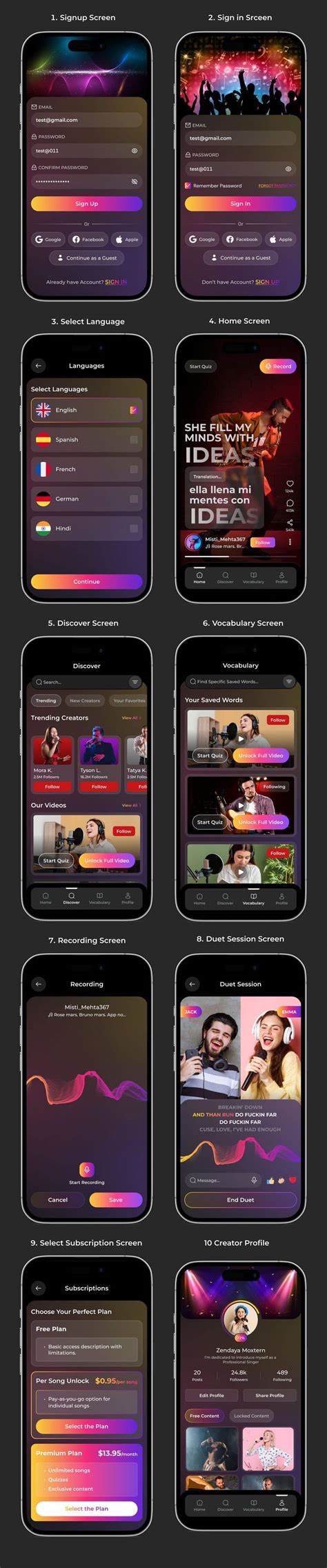Entry #79 by trushit2 for UI/UX Design for Interactive eLearning App ...