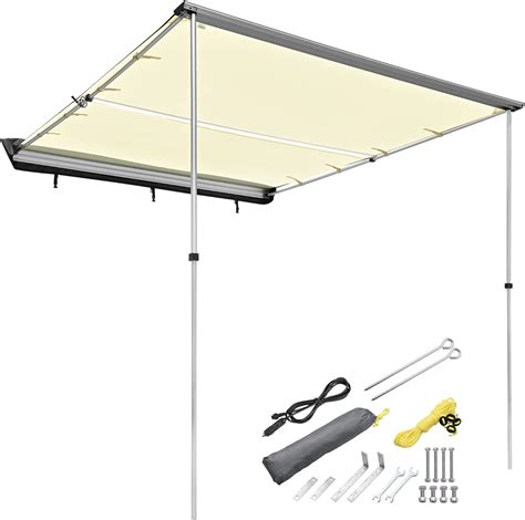 Bei Cheng 8.2x7.6' Car Side Awning with LED | Ubuy India