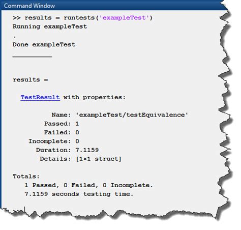 Unit Test MATLAB 的图像结果