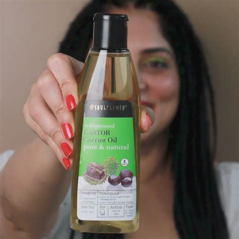 Buy Best Castor Oil for Hair, Skin & Eyebrows, Arandi Oil – Soulflower.in