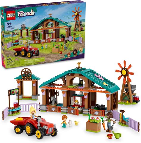 Amazon.com: LEGO Friends Farm Animal Sanctuary Building Toys Set - Farm ...