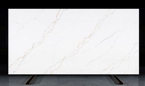 Artificial stone white gold/grey vein marble looks Quartz Slabs for ...