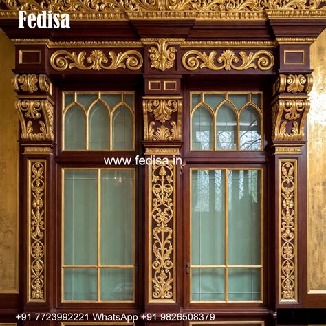 Classic Window Design Traditional Window Design With Glass Panels No ...