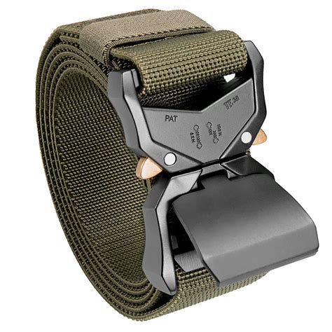 Buy GUSTAVE® Tactical Belt for Men 49.2'' Military Hiking Rigger Belt ...