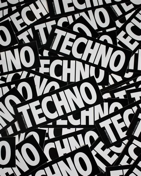 Techno 4K Sticker 的图像结果