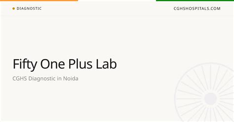Fifty One Plus Lab (Noida) — CGHS Empanelled Diagnostic