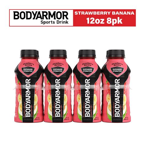 BODYARMOR Strawberry Banana Bottled Electrolyte Sports Drink, 12 fl oz ...