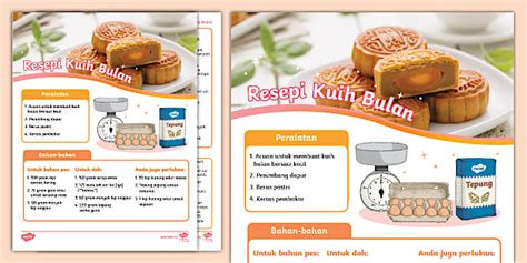 Resepi Kuih Bulan (teacher made) - Twinkl