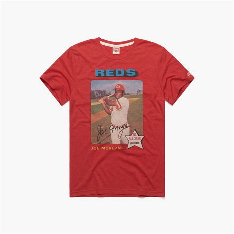1975 Topps Baseball Joe Morgan Reds | Retro Joe Morgan T-Shirt – HOMAGE