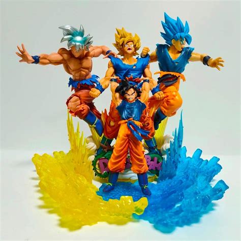 Buy Dragon Ball Super Goku Ultra Instinct Super Saiyan Scene Action ...