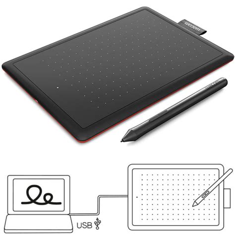 One by Wacom Small Graphic Pen Tablet - India Webcomm Solutions